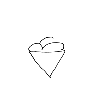 ice cream cone drawing by alero in Artbitrator