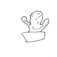 dancing cactus drawing by alero in Artbitrator