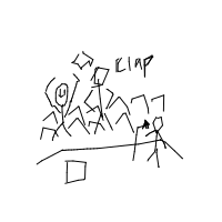 standing ovation drawing by guest-cn5a5ebe0 in Artbitrator
