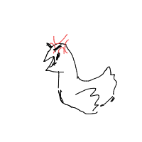 angry duck drawing by guest-cn5a5ebe0 in Artbitrator