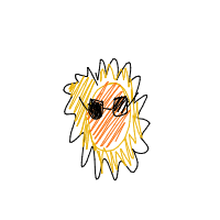 sun wearing sunglasses drawing by guest-j9rpzrptc in Artbitrator