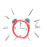 alarm clock ringing drawing by guest-qinagp7if in Artbitrator