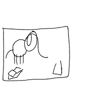elephant in room drawing by guest-praos7r0l in Artbitrator