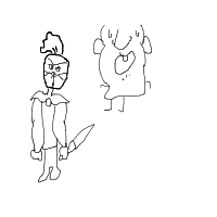 knight vs giant drawing by player-hct01ojks in Artbitrator