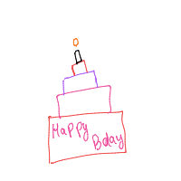 birthday cake drawing by guest-b2do6scxd in Artbitrator