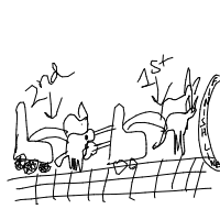 chariot race drawing by _lady_mac in Artbitrator