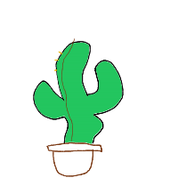dancing cactus drawing by shaolongbao in Artbitrator