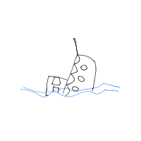 sinking ship drawing by shaolongbao in Artbitrator