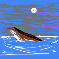 sinking ship drawing by shwky in Artbitrator