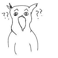confused owl drawing by adzwinz123 in Artbitrator