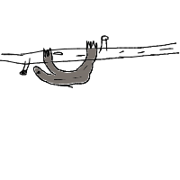 sloth hanging drawing by adzwinz123 in Artbitrator