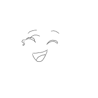 laughing drawing by ellernate in Artbitrator