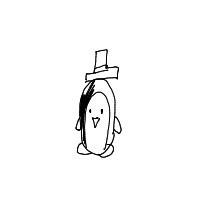 penguin with a hat drawing by guest-tkuxpj1j0 in Artbitrator
