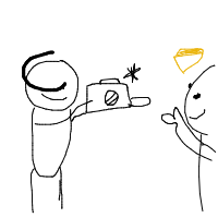 taking photo drawing by guest-f0n3b0gyd in Artbitrator