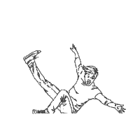 person falling over drawing by guest-n7k0310bv in Artbitrator