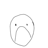 sad face drawing by guest-xu7xizene in Artbitrator