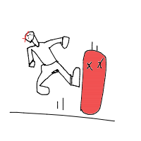 training montage drawing by pierce in Artbitrator