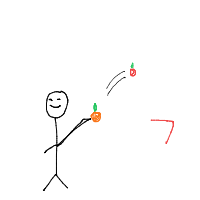 throwing food drawing by detroit2024 in Artbitrator