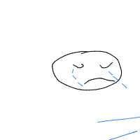 crying drawing by noman in Artbitrator