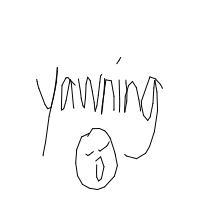 yawning drawing by guest-r185gijtq in Artbitrator