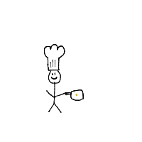 chef cooking drawing by detroit2024 in Artbitrator