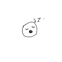 sleeping face drawing by pierce in Artbitrator