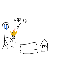 viking funeral drawing by detroit2024 in Artbitrator