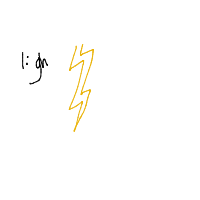 lightning bolt drawing by detroit2024 in Artbitrator