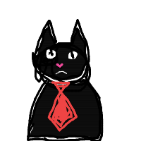 cat with tie drawing by guest-6gyuu6vmc in Artbitrator