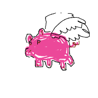 when pigs fly drawing by guest-9vyt12hee in Artbitrator