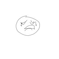 sad face drawing by guest-c0g3iinaq in Artbitrator