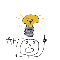 light bulb moment drawing by guest-jmx818jix in Artbitrator