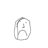 sad face drawing by guest-1p93u5zko in Artbitrator
