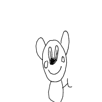 mickey mouse drawing by bybiosas in Artbitrator