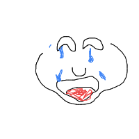 crying face drawing by guest-wchuhci00 in Artbitrator
