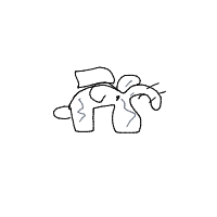 elephant with a hat drawing by guest-clquiu5tq in Artbitrator