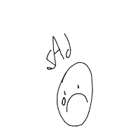 sad face drawing by guest-8tsh97kel in Artbitrator