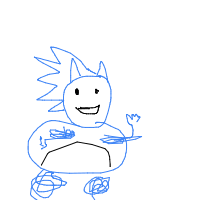sonic drawing by guest-s4ibic3ja in Artbitrator