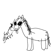 horse wearing sunglasses drawing by guest-ikmznkr1h in Artbitrator