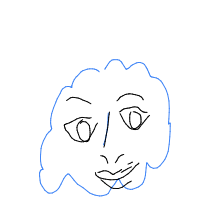 cloud with face drawing by guest-gbjh7wpip in Artbitrator