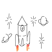 rocket ship drawing by guest-kw7in4ur5 in Artbitrator