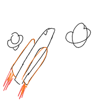rocket ship drawing by guest-kw7in4ur5 in Artbitrator