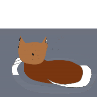 sleeping cat drawing by adzwinz123 in Artbitrator