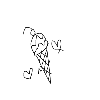 ice cream cone drawing by guest-njgtgjqhl in Artbitrator
