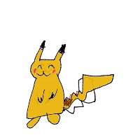 pikachu drawing by wafflez in Artbitrator