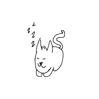 sleeping cat drawing by guest-n6151ows7 in Artbitrator