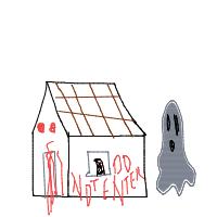 haunted house drawing by guest-q0mn20vfh in Artbitrator