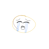 crying face drawing by guest-q4ur4sz2q in Artbitrator