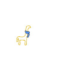 giraffe with scarf drawing by guest-ay2sgjboa in Artbitrator