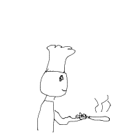 chef cooking drawing by guest-ay2sgjboa in Artbitrator